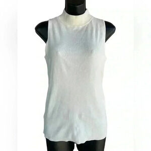 ANN Taylor women’s cream turtleneck sleeveless top size XS preloved